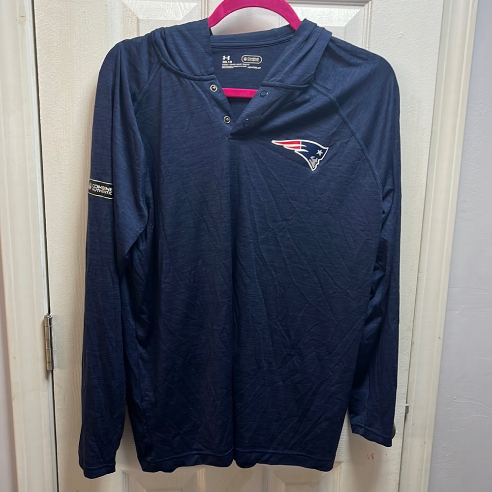 Under Armour New England Patriots Combine Authentic Heatgear Pullover